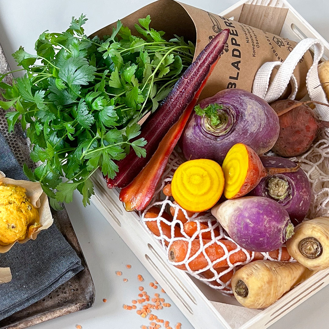 Banner step vegetables