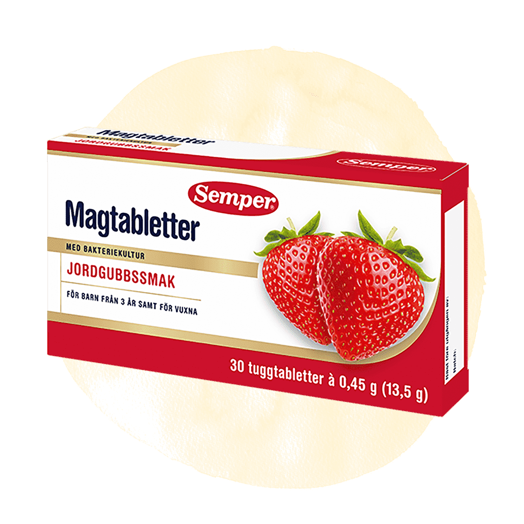 Stomach tablets strawberry