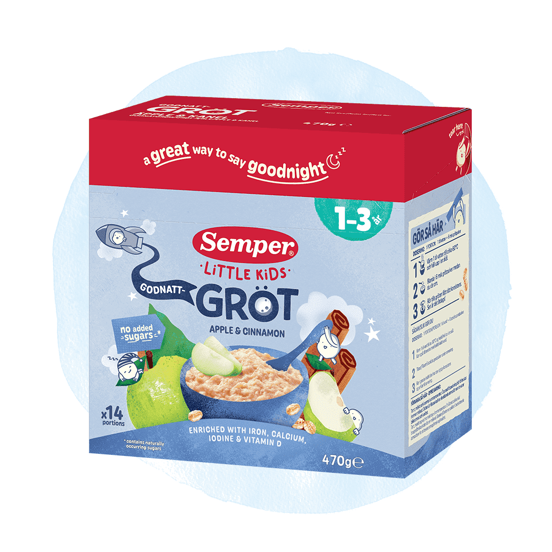 Godnattgröt apple & cinnamon 1-3 år