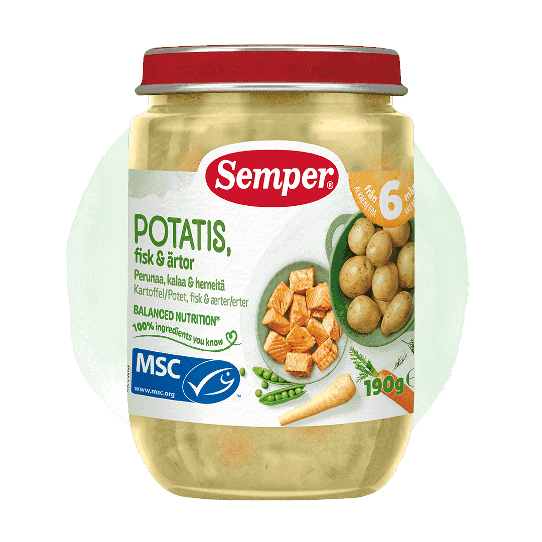 Semper Potatis, fisk & ärtor