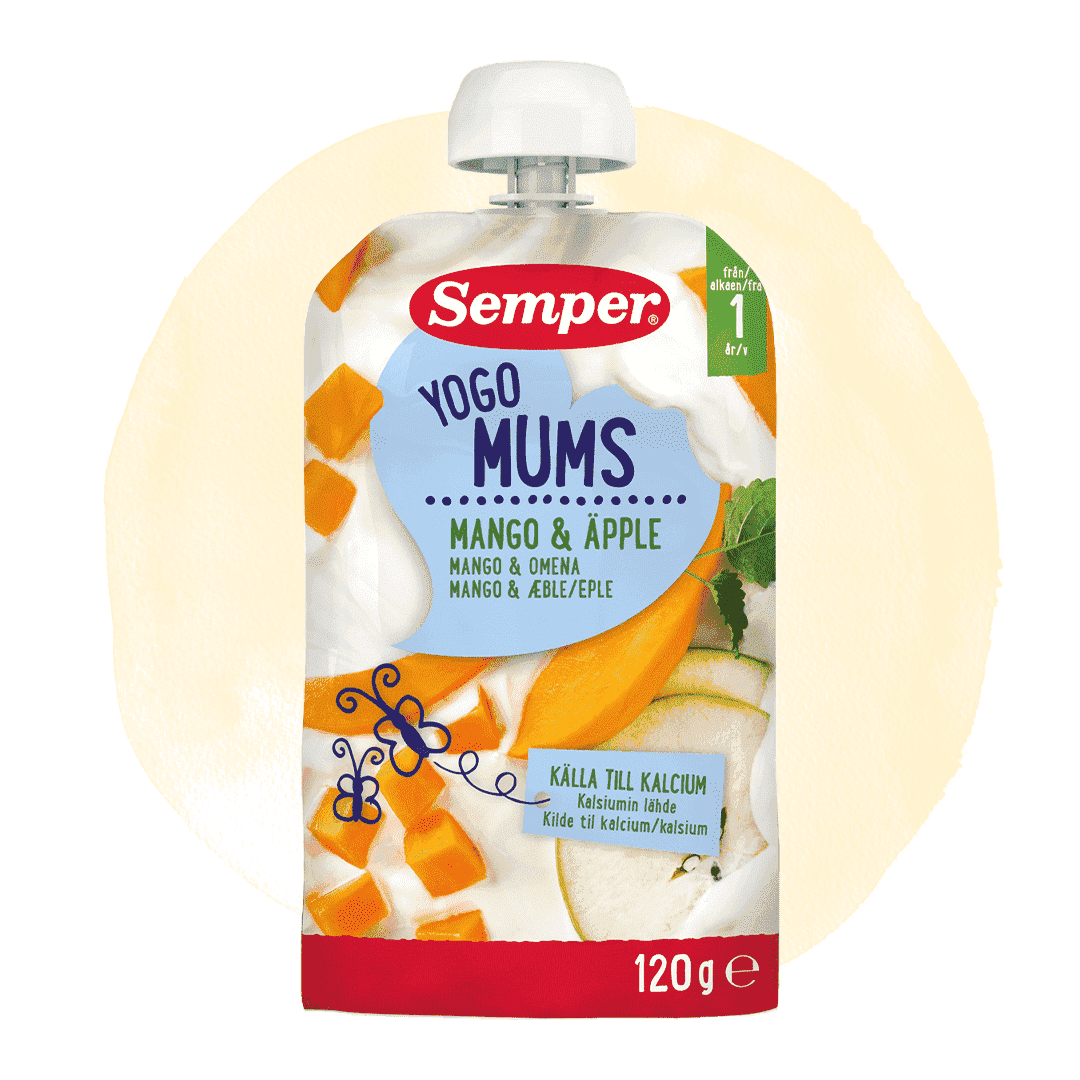 Yogo mums mango & äpple