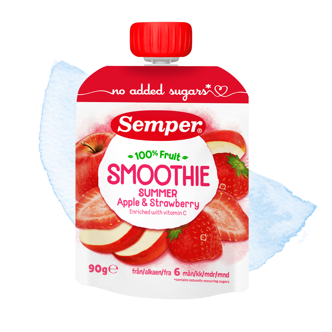 Sommar Smoothie jordgubb & äpple