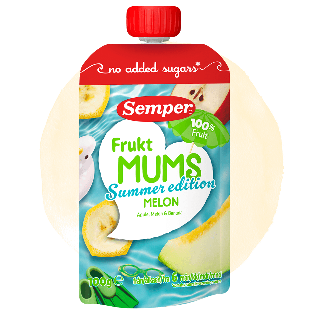 Fruktmums Summer Edition Melon från Semper Barnmat