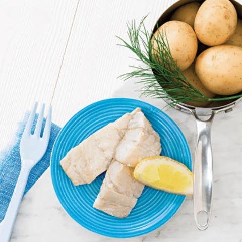 Potatis med torsk 8 mån