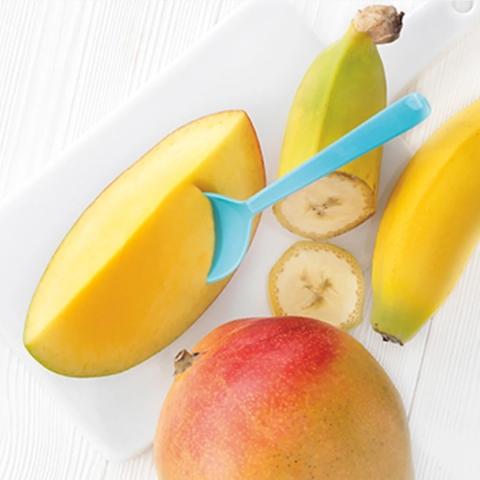 Banan- och mangopuré 8 mån