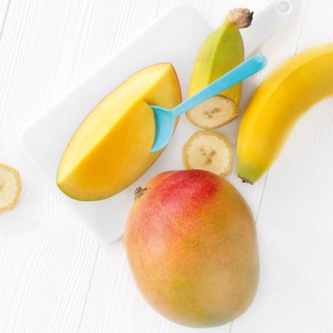 Mangoshake med välling 6 mån