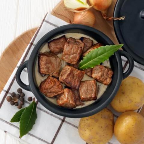 Potatis med köttgryta 6 mån